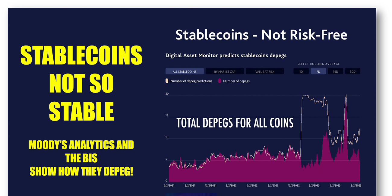 STABLECOINS NOT STABLE: 1914 DEPEGS SO FAR THIS YEAR!