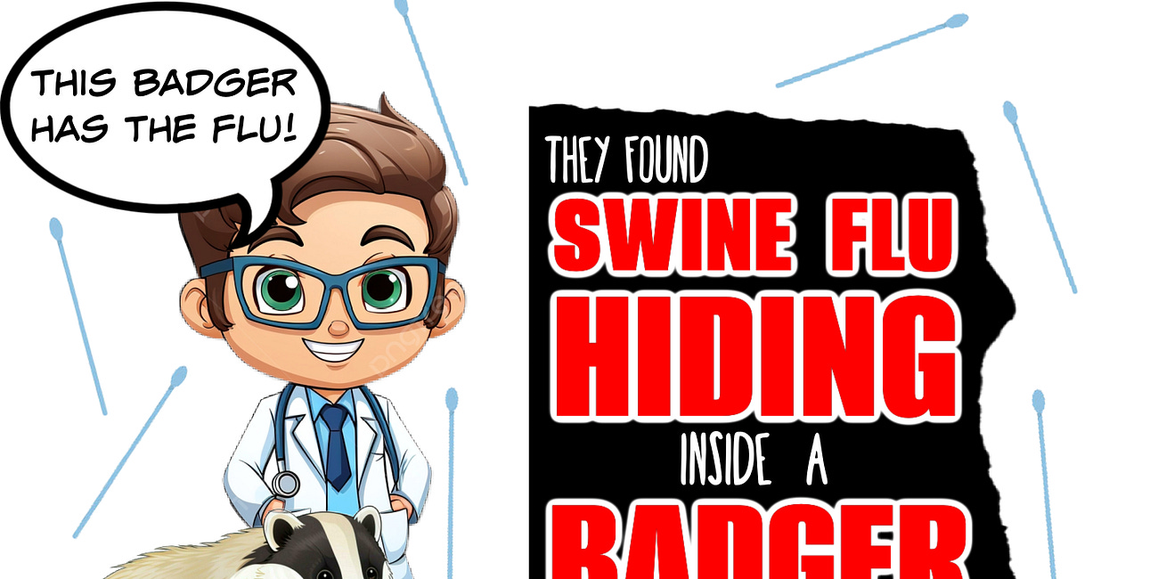 LMAO: Swine Flu was Hiding in a Badger + Free Printable Virus Identification Card
