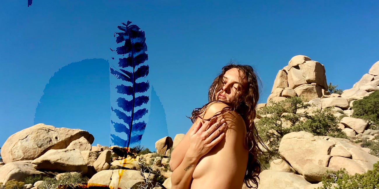 Nude in nature with Elsa Marie Keefe