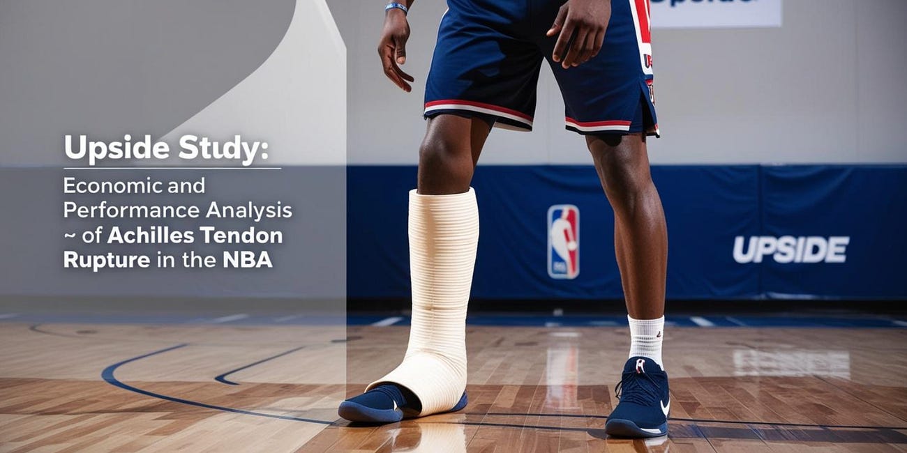 📚 Upside Studies: Impact of Achilles Tendon Ruptures in the NBA / The Influence of NBA Crowds on Effort & Home Advantage / Female Athletes Study 