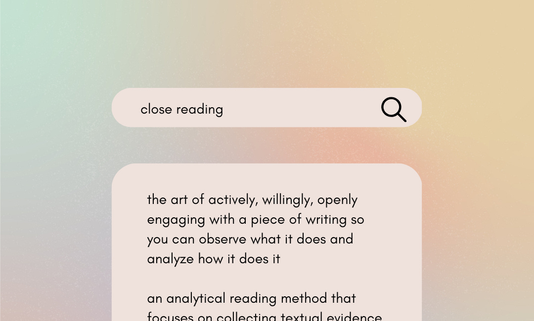 how to: what is close reading?
