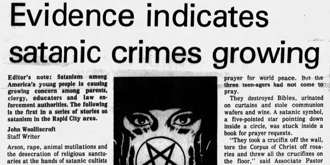 Uncovering The Satanic Panic: South Dakota