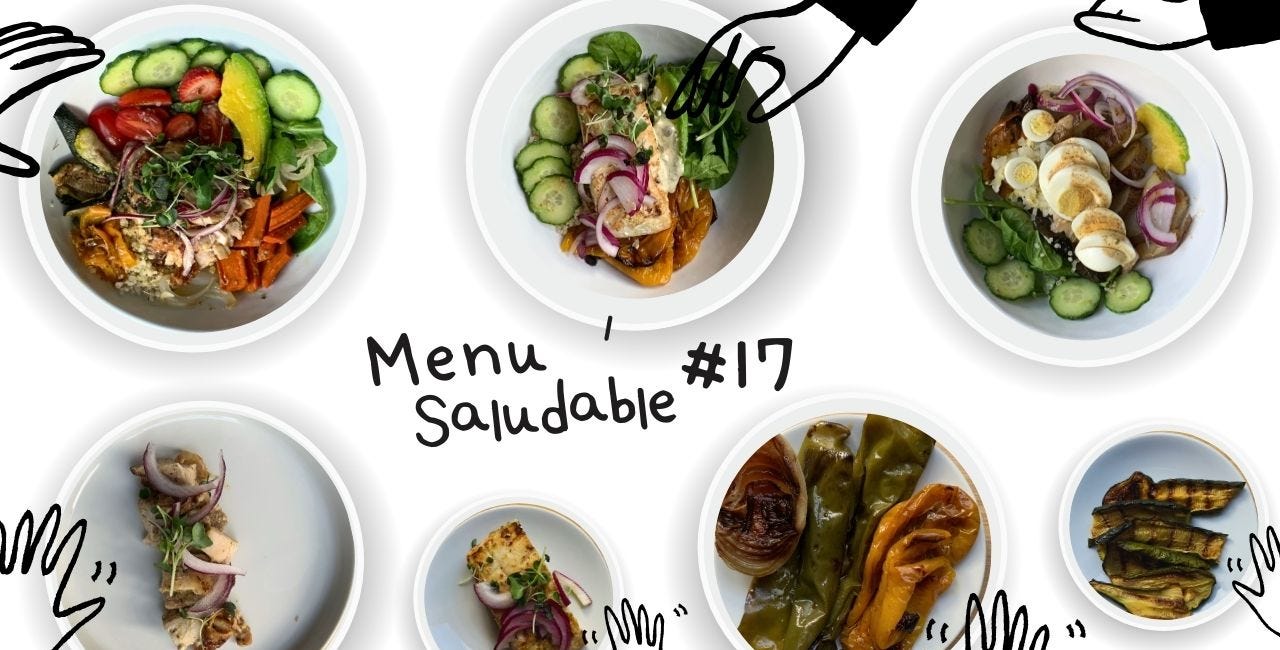MENÚ SALUDABLE #17. Agosto