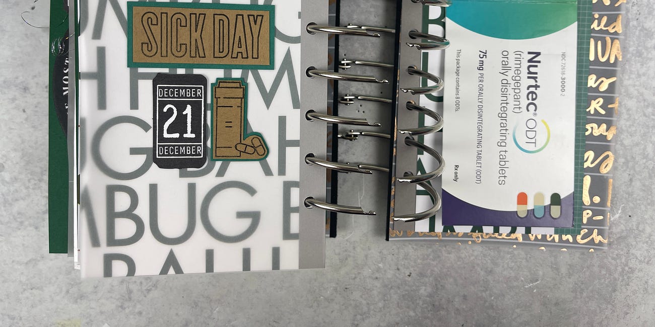 December Daily Pages 12/21/23: It's a Headache Day