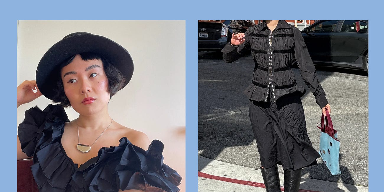 all my coolest vintage tops are from this obscure designer 
