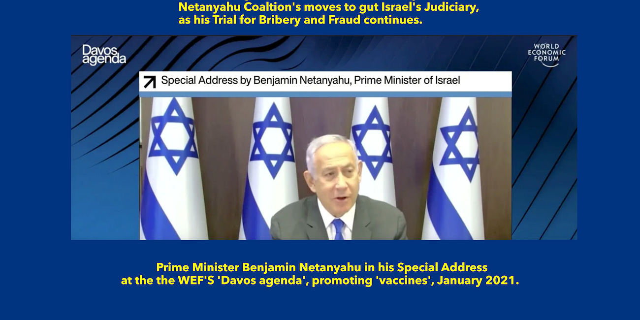 The WEF's Agenda Is Exploding as Its Partner Netanyahu's False-Flag Fails. Boycotts Are Winning! Protests Are Winning! Rebel, Israelis, as Earlier this Year!