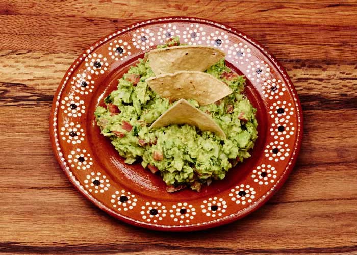 Guacamole in the Molcajete