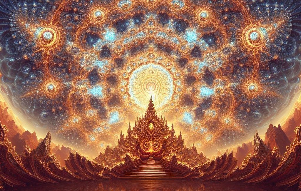 Fractals of the Infinite: Exploring Resonances Between Vedantic Wisdom and Fractal Cosmology.