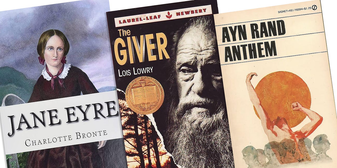 Individualism in Anthem, Jane Eyre, and The Giver