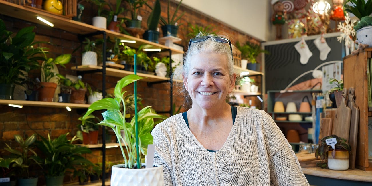 Buzzed: The former La Prima Deli is now a plant shop that serves coffee