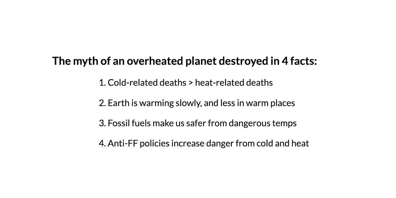 The myth of an overheated planet