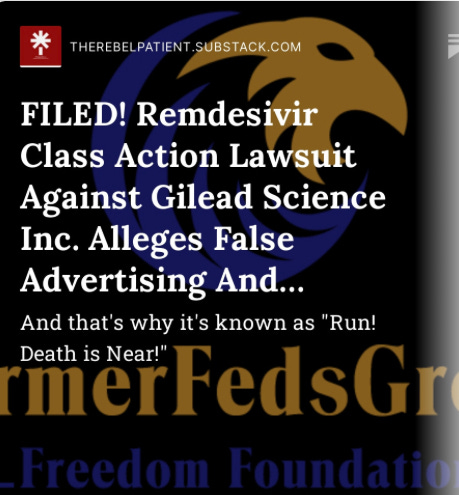 FILED! Remdesivir Class Action Lawsuit Against Gilead Science Inc. Alleges False Advertising And Negligence