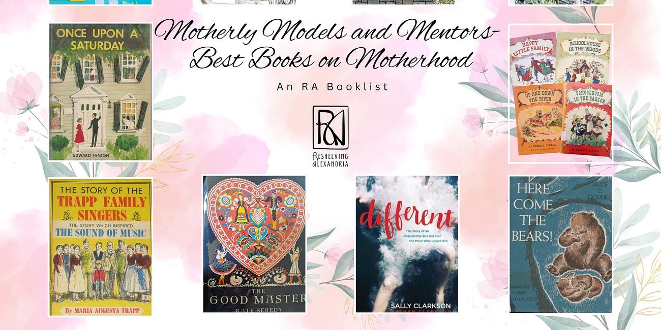 Motherly Models and Mentors- Best Books on Motherhood 