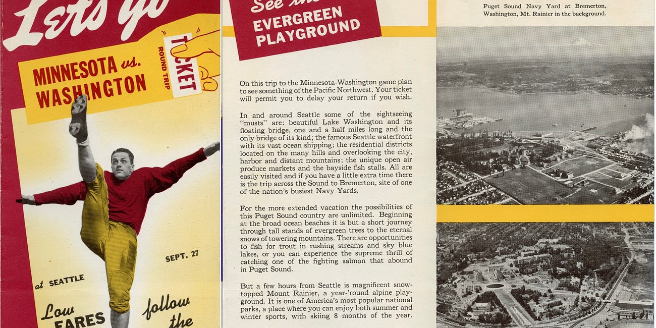 Today's Tidbit... All Aboard for 1941 Minnesota @ Washington