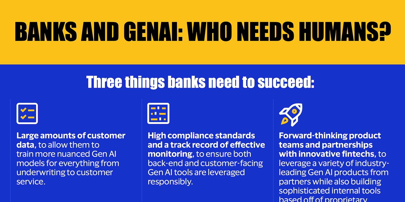 Banks and GenAI: Who Needs Humans Anyway?
