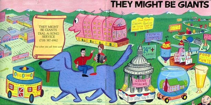 They Might Be Giants Self Titled Album (Pink Album)