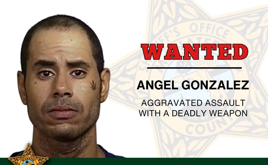 Man Wanted for Aggravated Assault with a Deadly Weapon in Manatee County