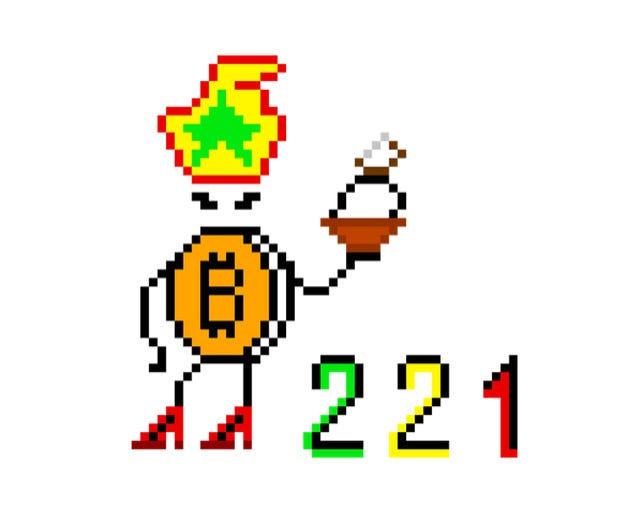 221 Bitcoin