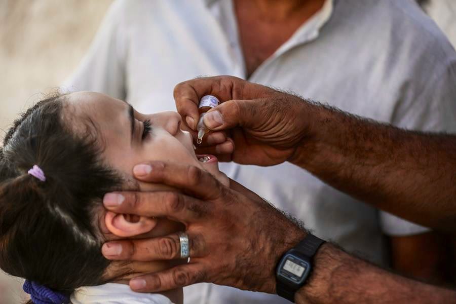 6-hour daily ceasefire in Gaza allows for Polio vaccination drive 