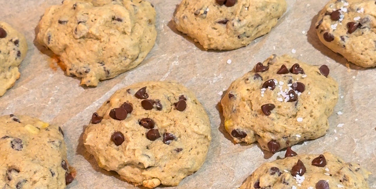 Healthier Banana Bread Chocolate Chip Cookies: The Perfect Guilt-Free Snack