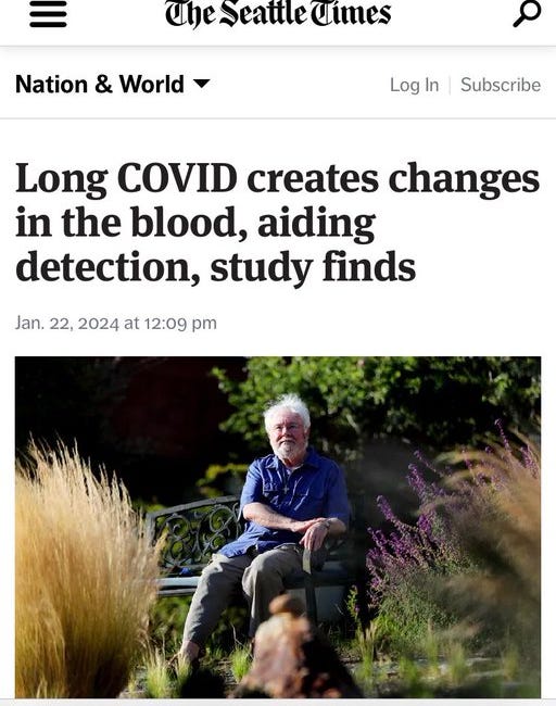 Solving Long Covid Riddle While Looking Away 