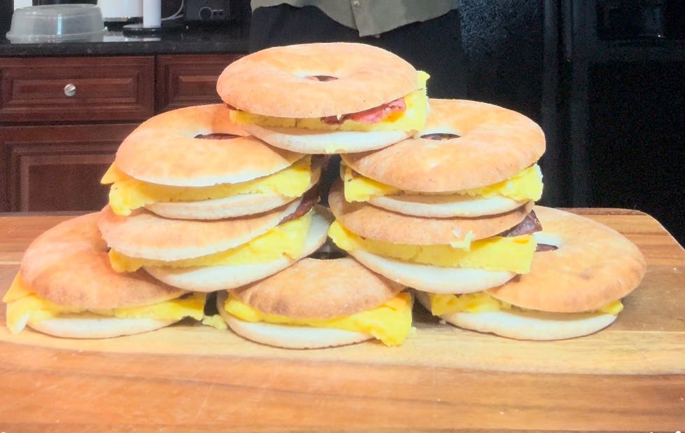 High-Protein Breakfast Bagel Sandwiches: The Perfect Meal Prep for Busy Mornings