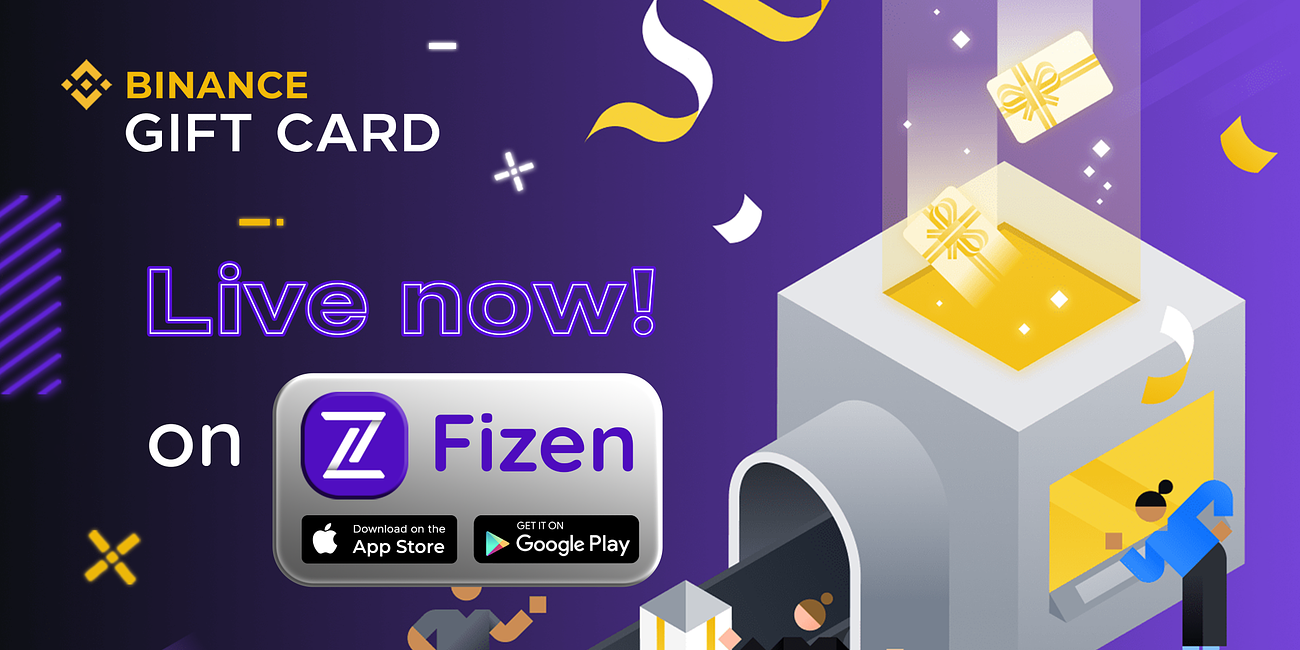 Binance Gift Card is now available in Fizen Super App