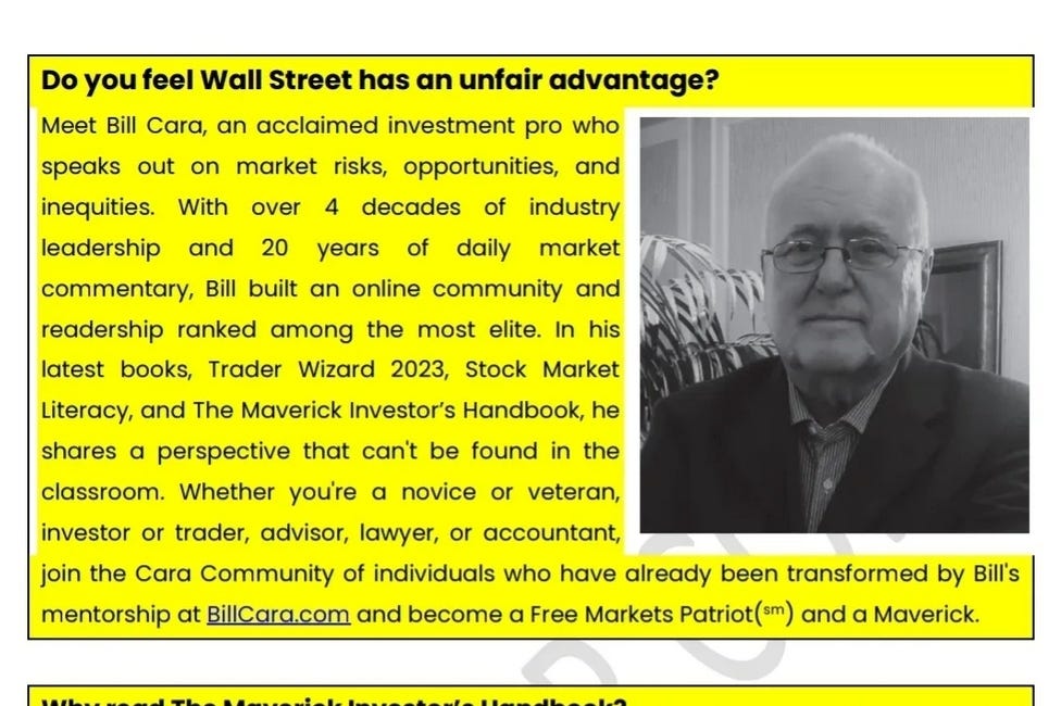 Market transparency. By Bill Cara