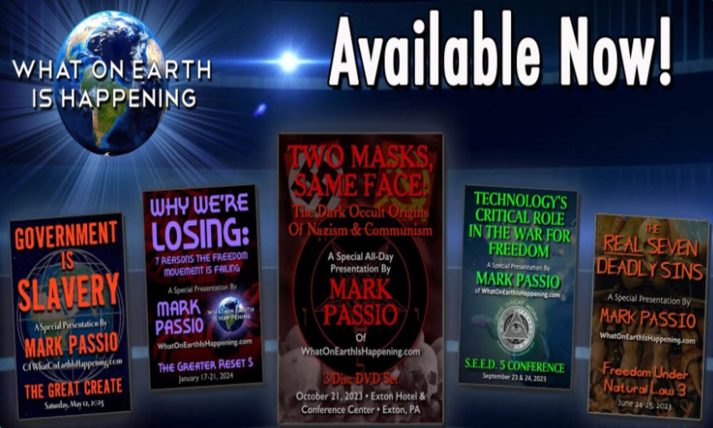 All 5 of Mark Passio's formal presentations for the year 2023 