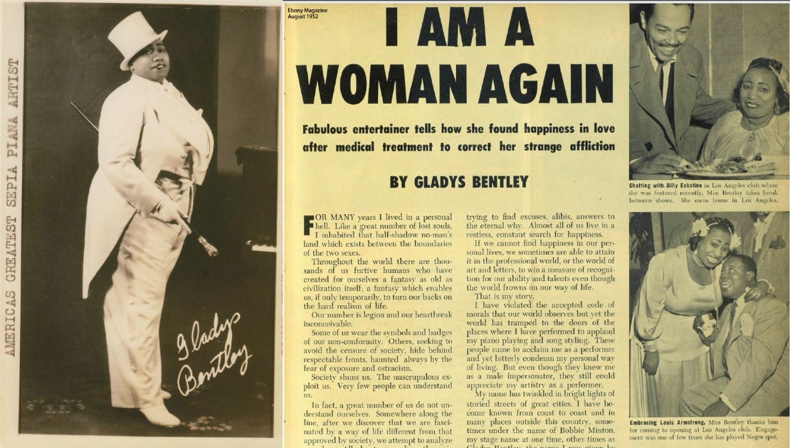 The Truth Behind Gladys Bentley's Miraculous "Return" To Womanhood 
