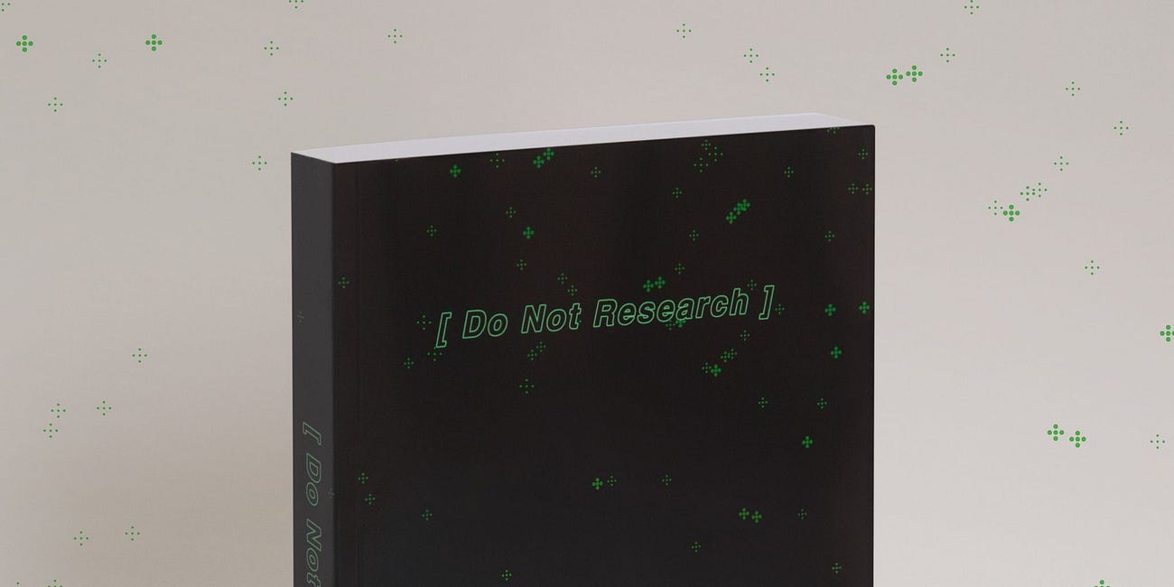 Rhizome Presents: Do Not Research Book Launch at the New Museum