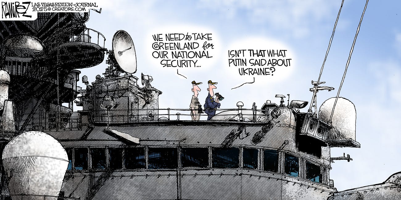 Michael Ramirez: Greenland With Envy 4-2-25