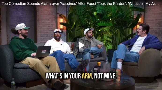 Comedian Andrew Schulz Has Raised Major Concerns About ‘Vaccines’ After Fauci ‘Took the Pardon’: ‘What’s in My Arm?!’