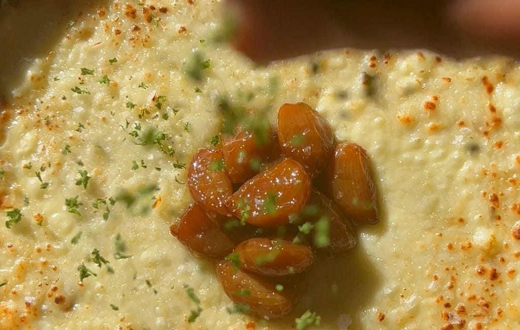 garlic confit alfredo dip