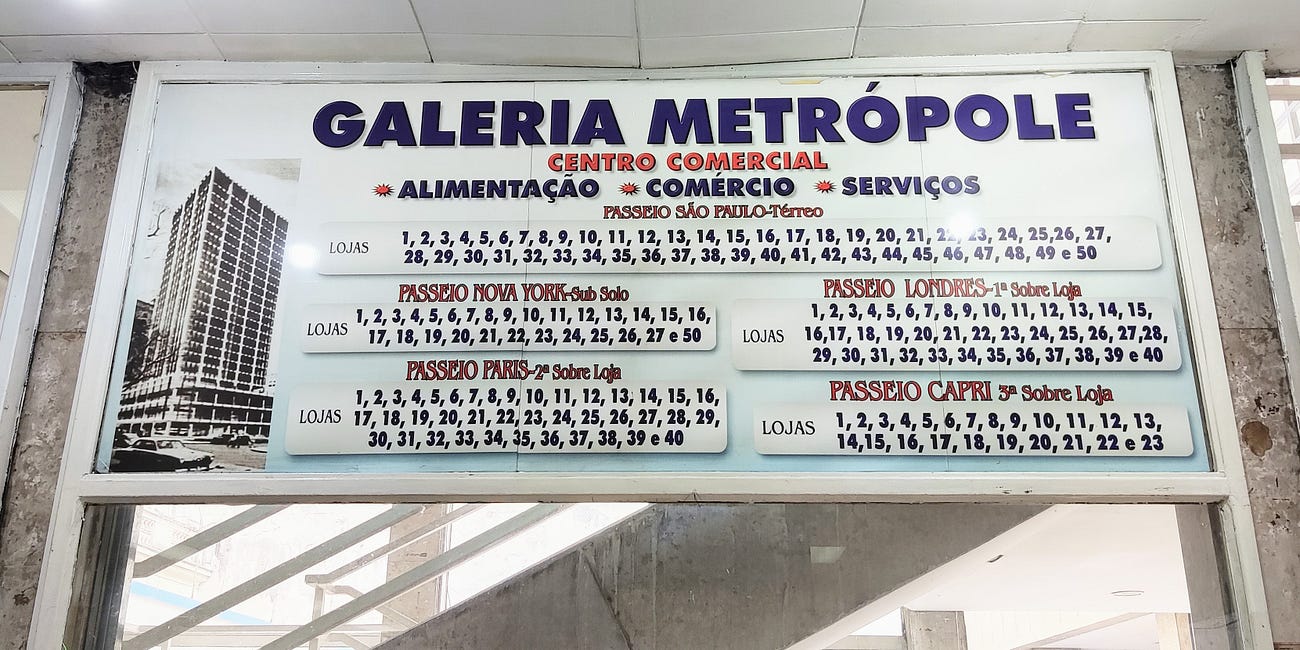 🏙️ Guia Paulicéia: 11 lugares para conhecer na Galeria Metrópole