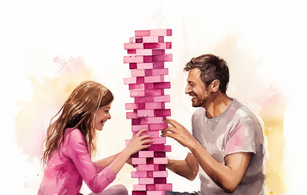 The Family Jenga Tower – Stages of Change