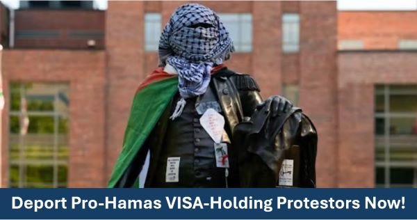 Deport Pro-Hamas VISA Holding Protestors! 