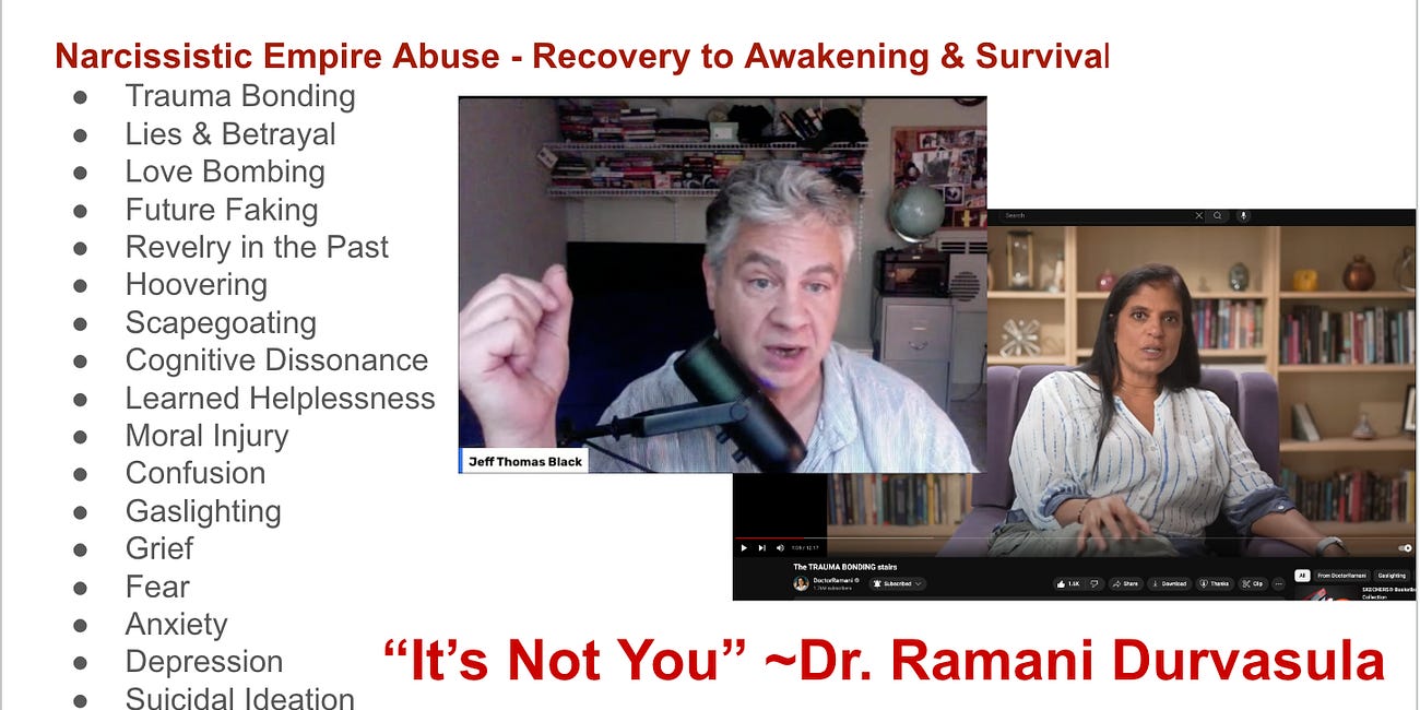 Episode #22: Narcissistic Empire Abuse - Recovery to Awakening & Survival