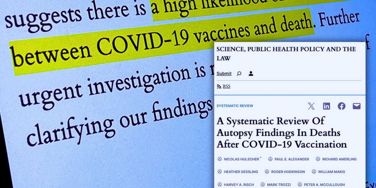 'High Likelihood of a Causal Link'—Not Just Correlation—Between COVID Jab and Death: New Peer-Reviewed Study