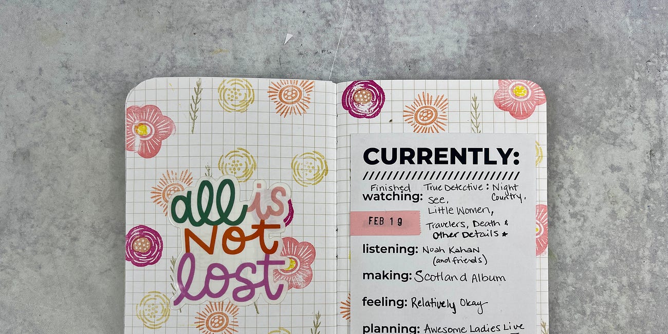 Daily Pages 02/19/24: Currently Watching -- Not Reading