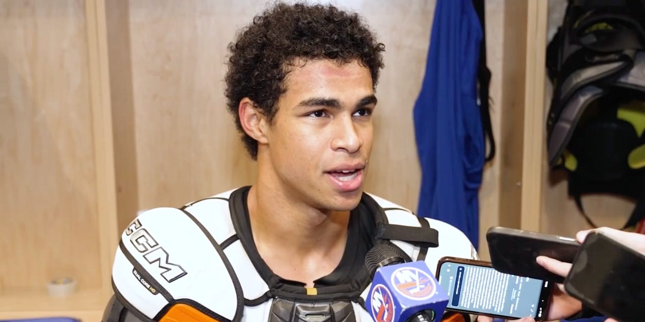 What Isaiah George Was Doing When He Found Out He Was Getting Recalled By Islanders