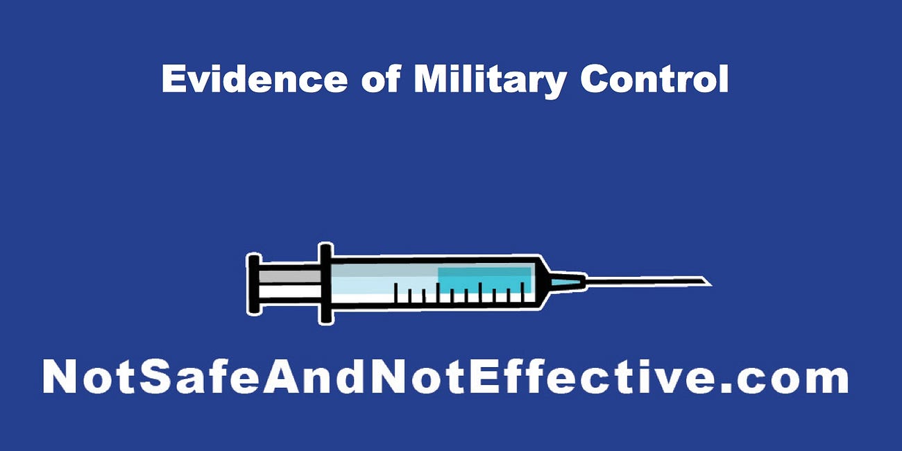 Evidence of Military Control