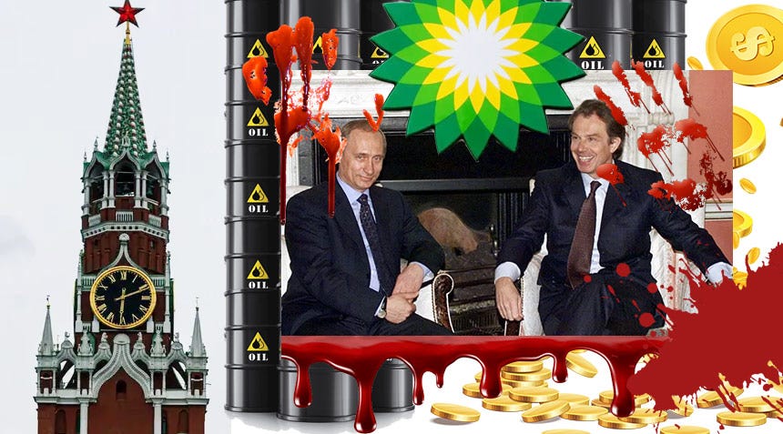Who created putin? UK: MI6, British Petroleum e il petrolio per £271 miliardi
