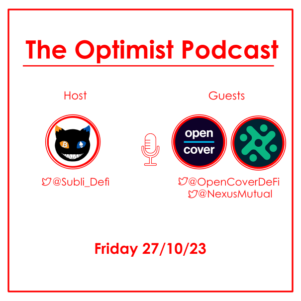 The🔴Optimist Podcast #37: Onchain Cover (Insurance) with Nexus Mutual & OpenCover