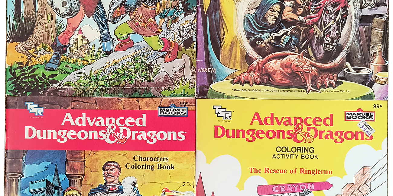 Magical AD&D Coloring Books