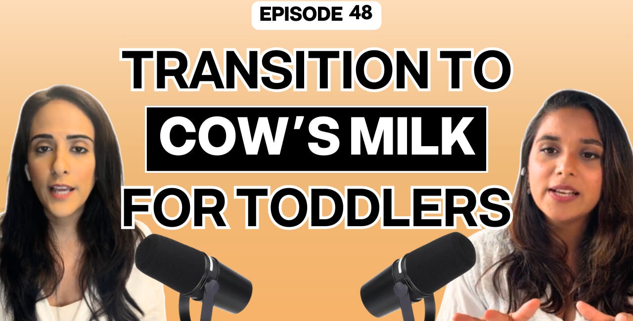[Blog] Ep 48. Transition to Cow & Plant Milk for Toddlers After 1