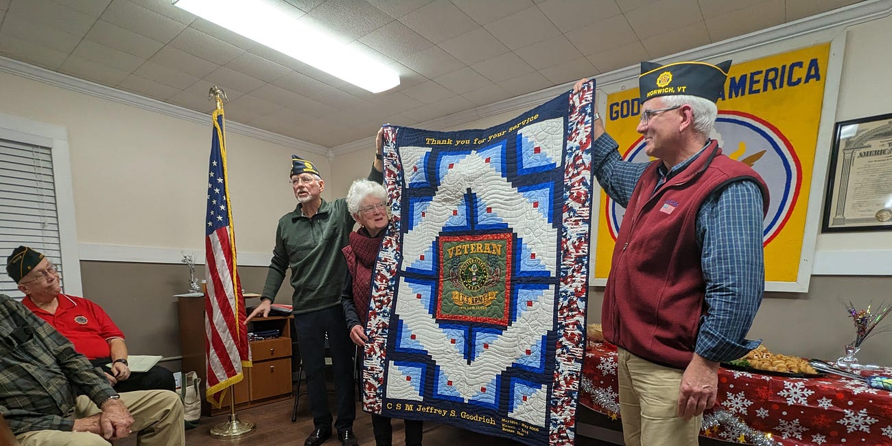 Quilts to honor our military veterans!