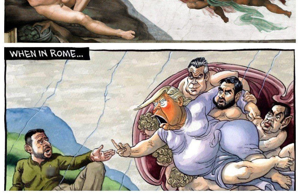 Οι Times «φούσκωσαν» το ενδεχόμενο συνάντησης Τραμπ–Ζελένσκι στη Ρώμη
