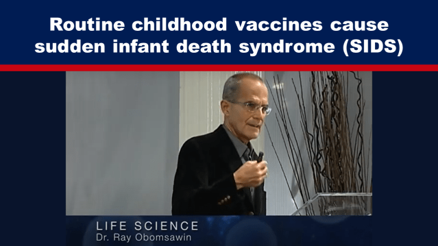 'Safe and Effective': Routine Childhood Vaccines Cause Sudden Infant Death Syndrome (SIDS) 