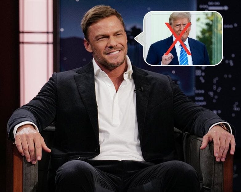Christian Actor Alan Ritchson Goes off on Fellow Believers for Supporting ‘Rapist’ Trump